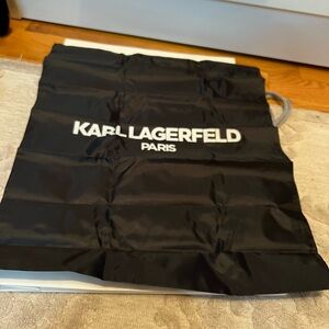Karl Lagerfeld X L Drawstring Dust Bag New
